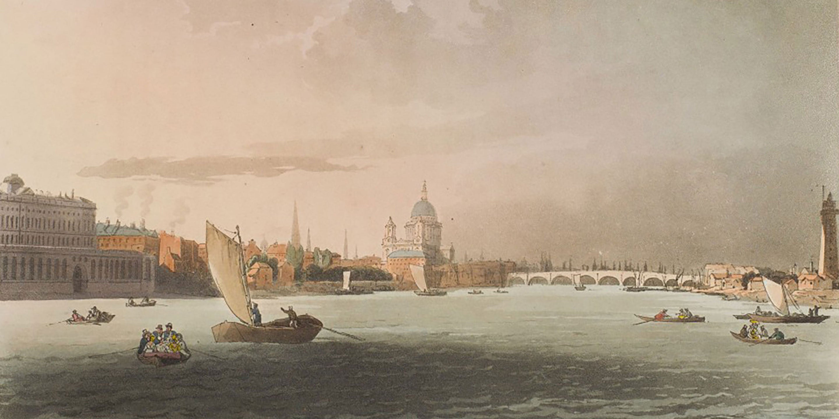 A View of London from the Thames
